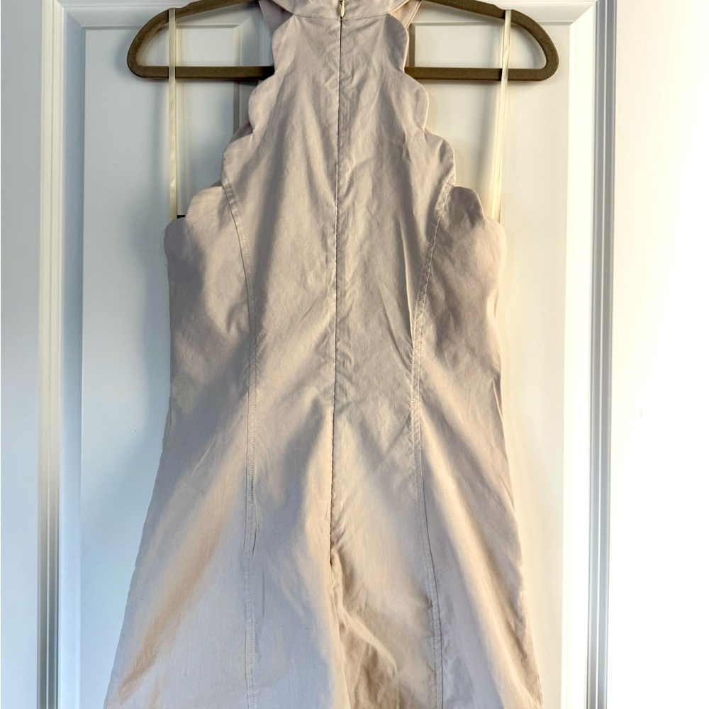 By Anthropologie Scallop Halter Romper Brand New with Tags - Picture 8 of 9